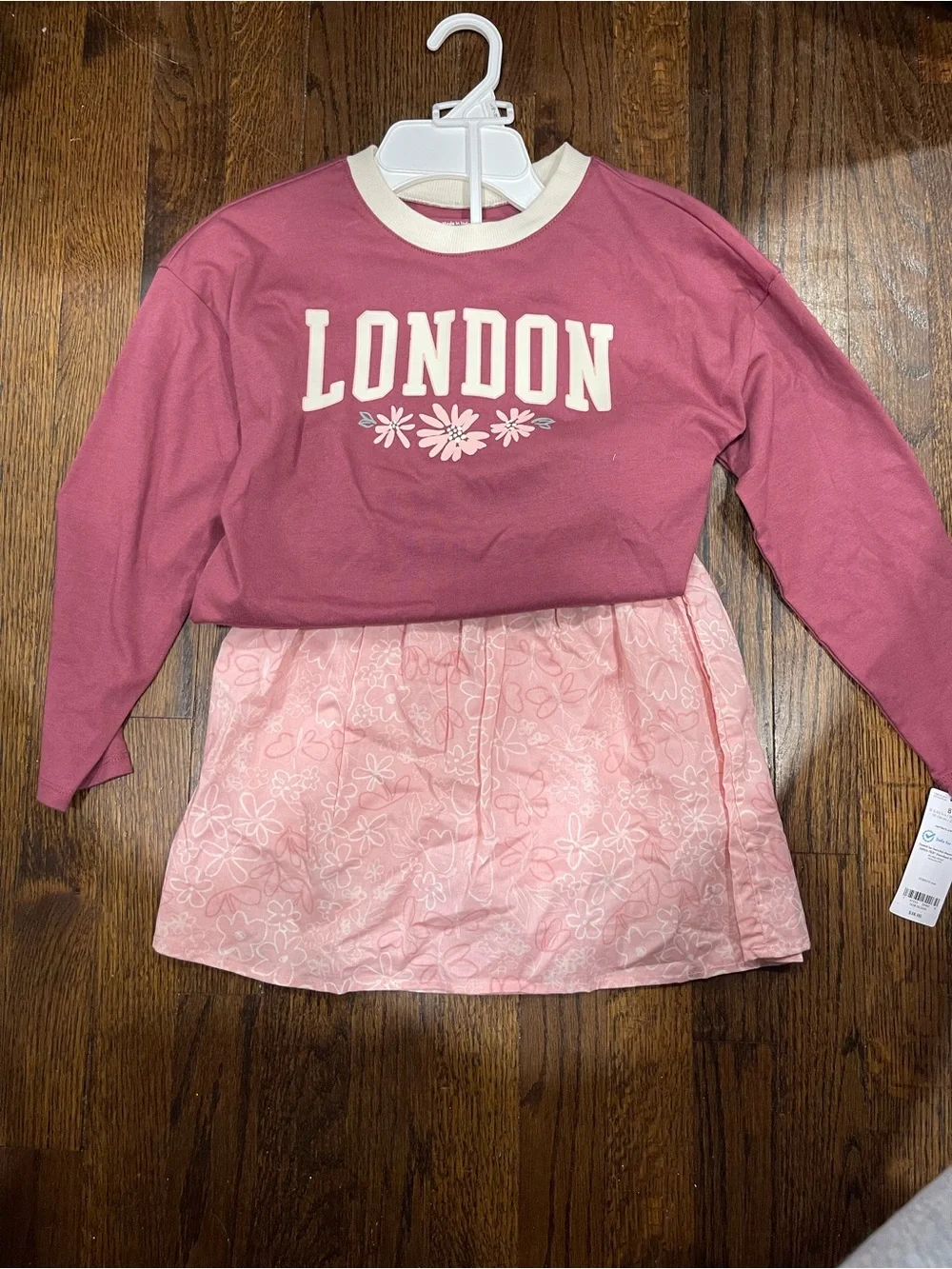 Carter's Mauve Pink 'LONDON' 2 pc set size 8